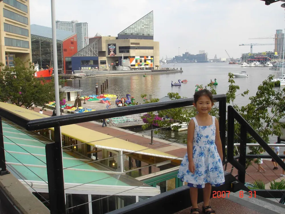 COURTESY OF ESTELLE YEUNG
Yeung visiting Baltimore as a child. 