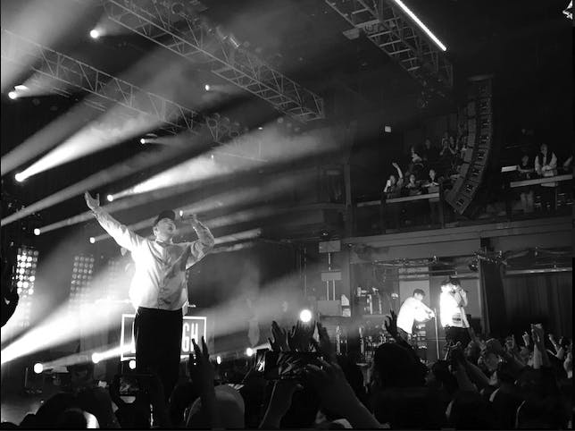 COURTESY OF JAE CHOI
Choi saw Epik High perform live at Fillmore Silver Spring on April 12.