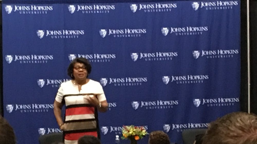 SAMANTHA SETO/PHOTOGRAPHY STAFF
April Ryan spoke about her experiences as a White House correspondent.