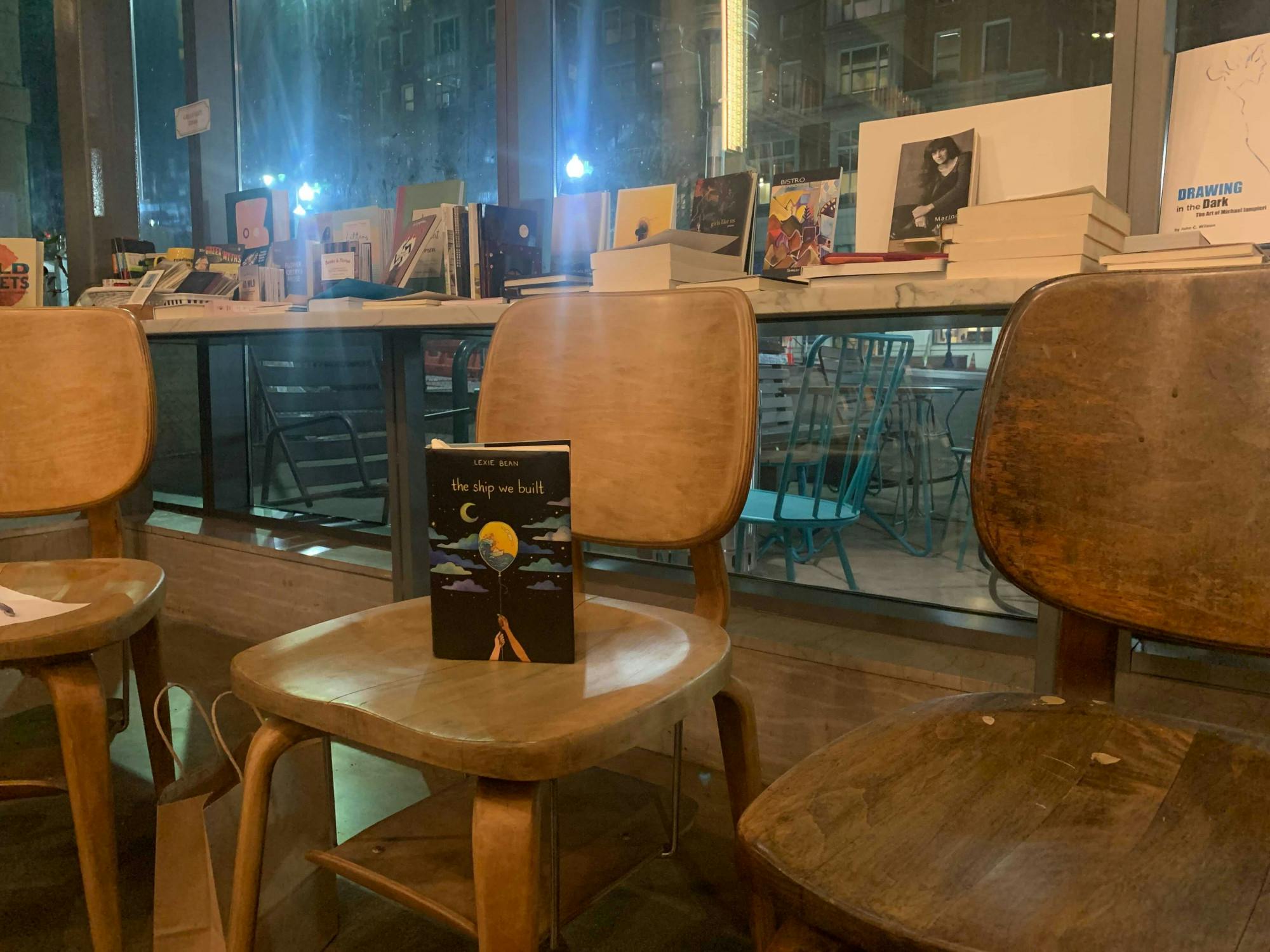 COURTESY OF LUBNA AZMI
Author Lexie Bean’s novel on display at Bird in Hand Café and Bookstore.&nbsp;