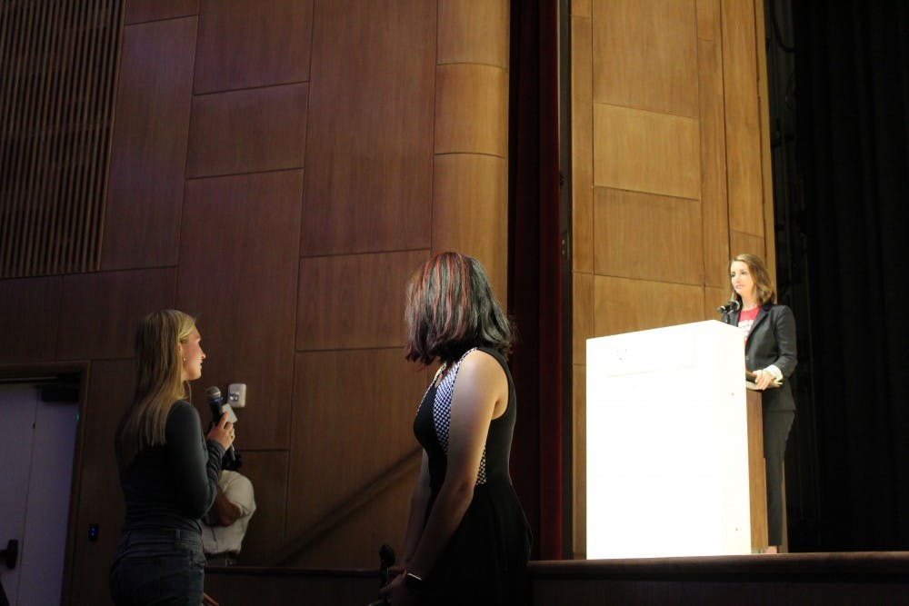 NEHA SANGANA/PHOTOGRAPHY EDITOR
Watts discussed the small steps that led her to anti-gun activism.