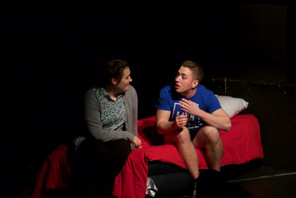 leon santhakumar/photography editor
The Barnstormers Intersession Showcase featured two one-act plays after a month of rehearsal.