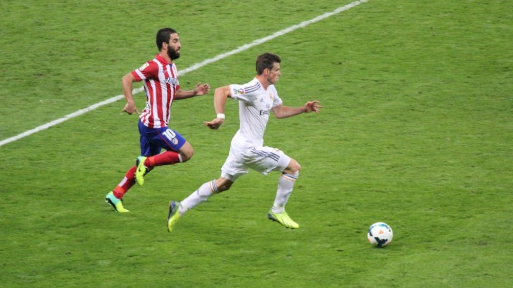 CC BY-SA 3.0 Laurahale
Midfielder Gareth Bale of Real Madrid in action on the pitch.