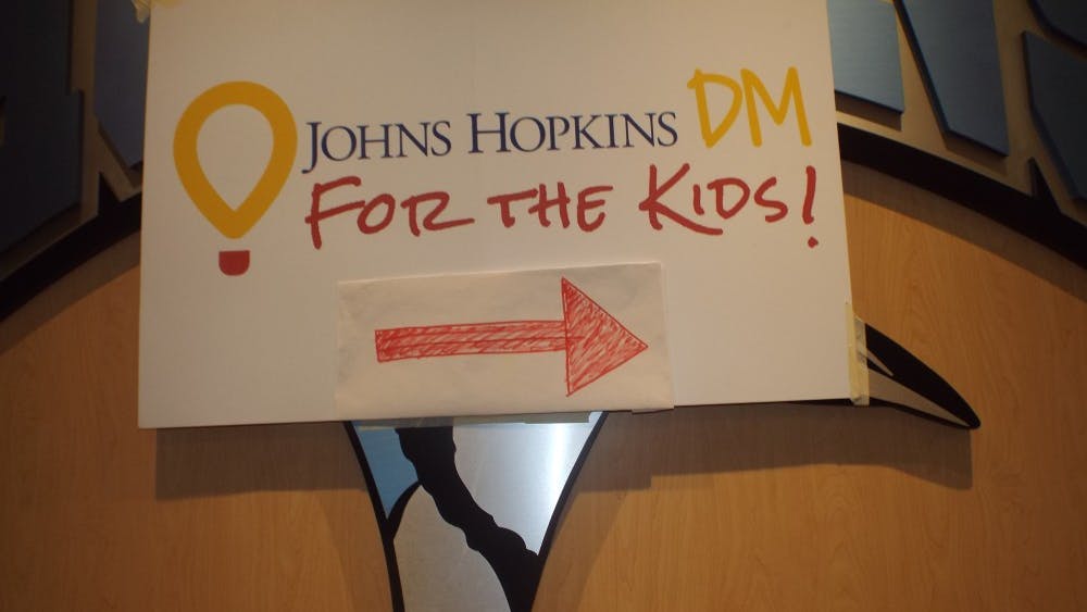  Courtesy of Ellie Hallenborg
Dance Marathon raised money for the Johns Hopkins Children’s Center.