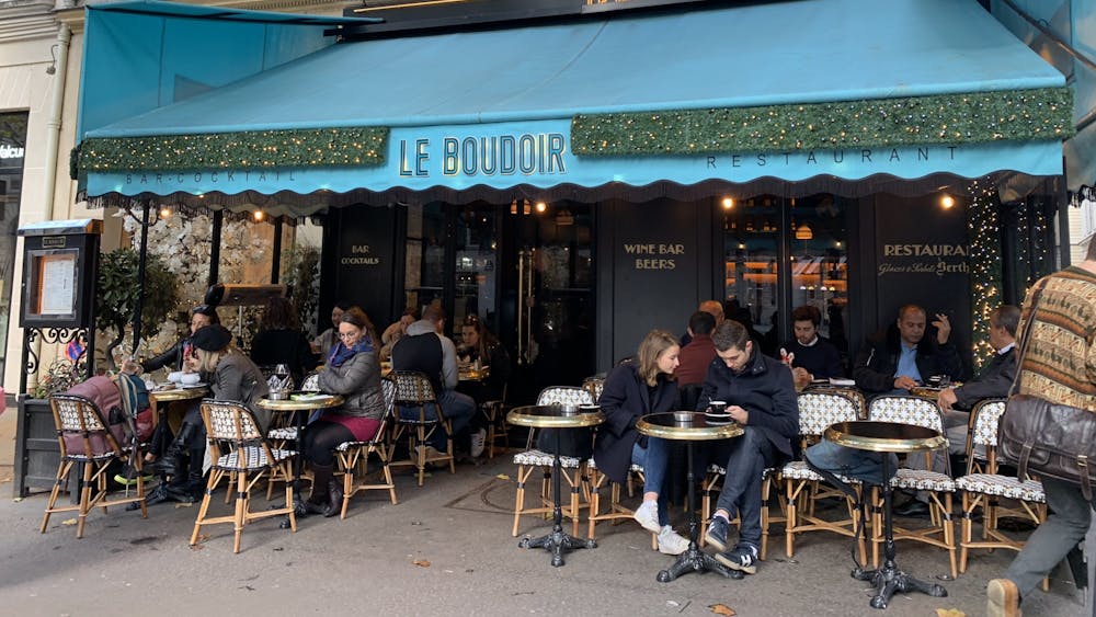 COURTESY OF KATY WILNER
Wilner has had a few awkward encounters in Parisian coffee shops.