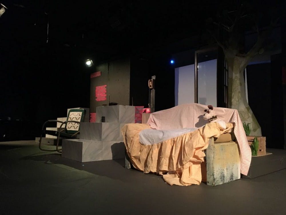  COURTESY OF CARVER BAIN
The set of The Last House Standing, a play directed by Sheila Gaskins.