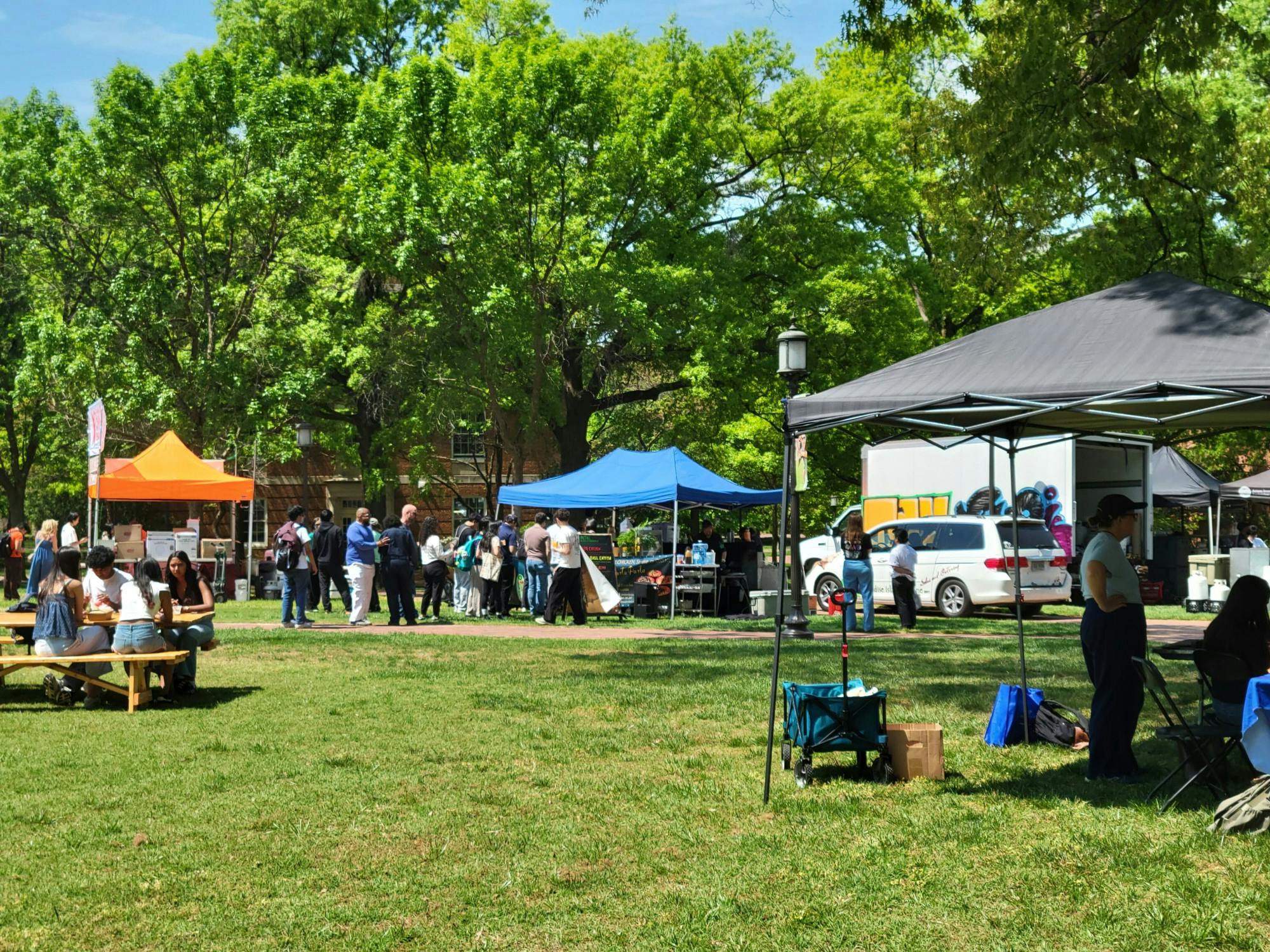 ERIC WANG / PHOTO EDITOR

The HOP hosted the 55th annual Spring Fair, where students enjoyed vendors, music and games.