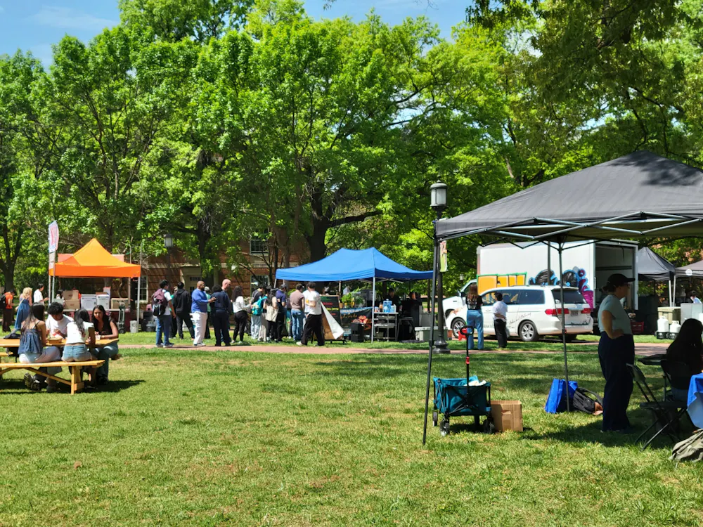 ERIC WANG / PHOTO EDITOR
The HOP hosted the 55th annual Spring Fair, where students enjoyed vendors, music and games.