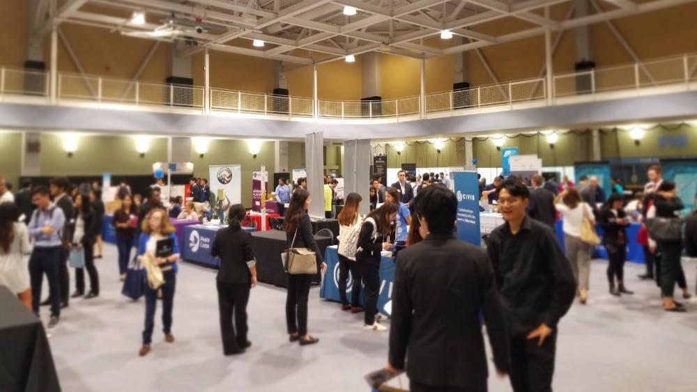 COURTESY OF JORDAN BRITTON
The Career Center’s Fall Career Fair featured the magazine The Atlantic for the first time.