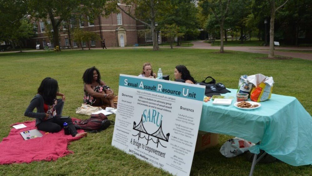  ELLIE HALLENBORG/PHOTOGRAPHY EDITOR
SARU invites students and the community to join the fight against sexual assault.