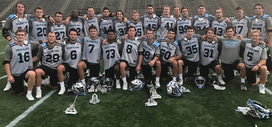 HOPKINSSPORTS.COM
The men’s lacrosse team played the Israeli national team while they were on a Northeast tour.