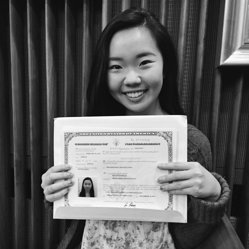 COURTESY OF KELSEY KO
The first anniversary of Kelsey Ko’s naturalization is coming up on Nov. 15.