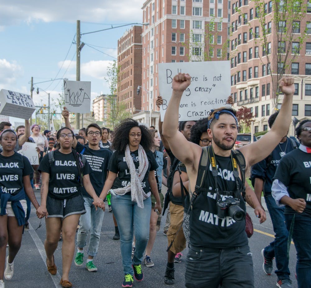 FILE PHOTO
In April 2015, hundreds of students marched to Penn Station in a citywide protest.