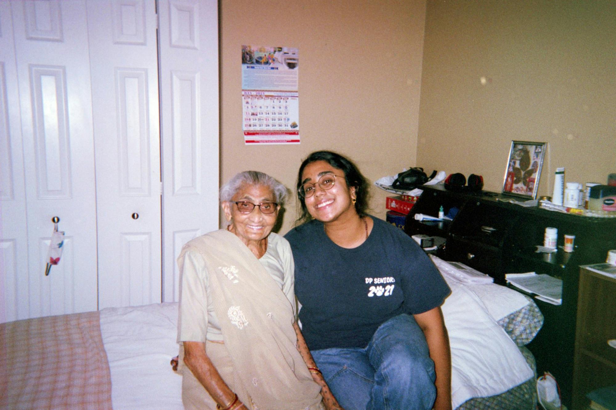 COURTESY OF AASHI MENDPARA
Mendpara reflects on her relationship with her grandmother.