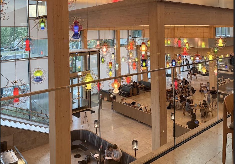 COURTESY OF KATHRYN JUNG
Jung discusses the value of keeping time to herself, for instance, by reading at the Bloomberg Student Center.