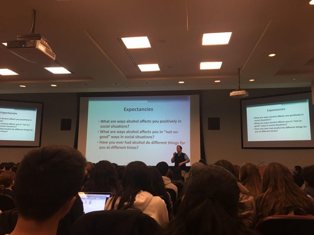 COURTESY OF KAREN WANG
Many of the students at the event were athletes or involved in Greek life.