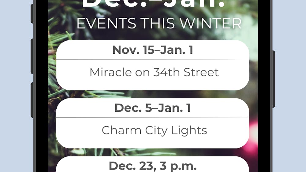 ARANTZA GARCIA / DESIGN AND LAYOUT EDITOR
As we wind down the semester for finals and break, here are a few events to destress and get into the holiday spirit.