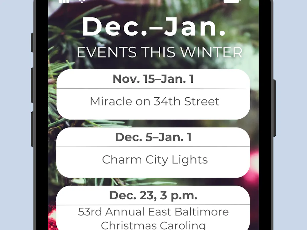 ARANTZA GARCIA / DESIGN AND LAYOUT EDITOR
As we wind down the semester for finals and break, here are a few events to destress and get into the holiday spirit.