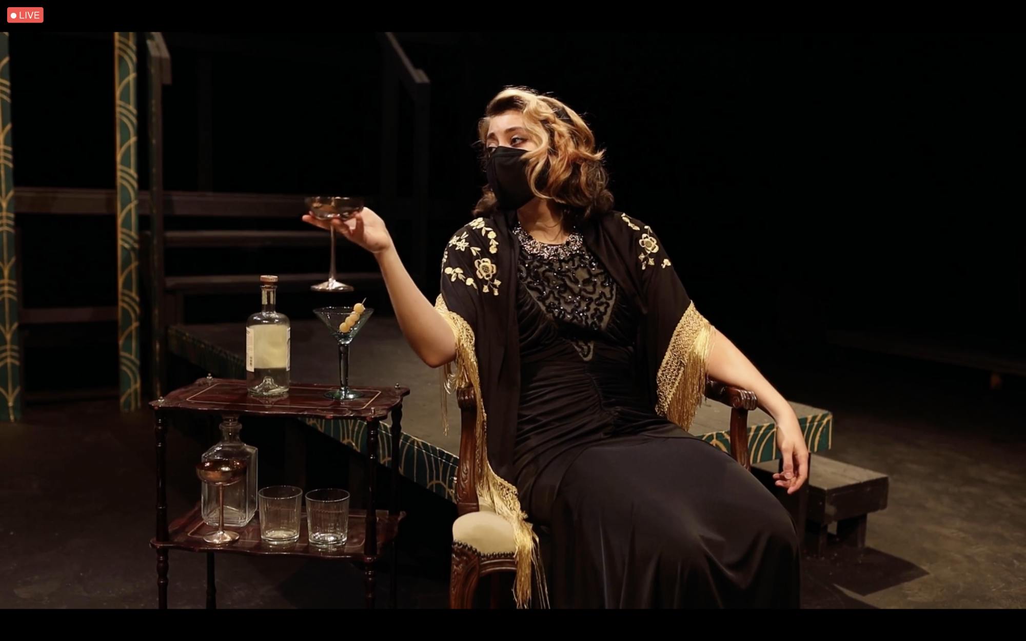 COURTESY OF SOPHIA LIN
Sophomore Hanna Al-Kowsi played the titular character in The Drowsy Chaperone.