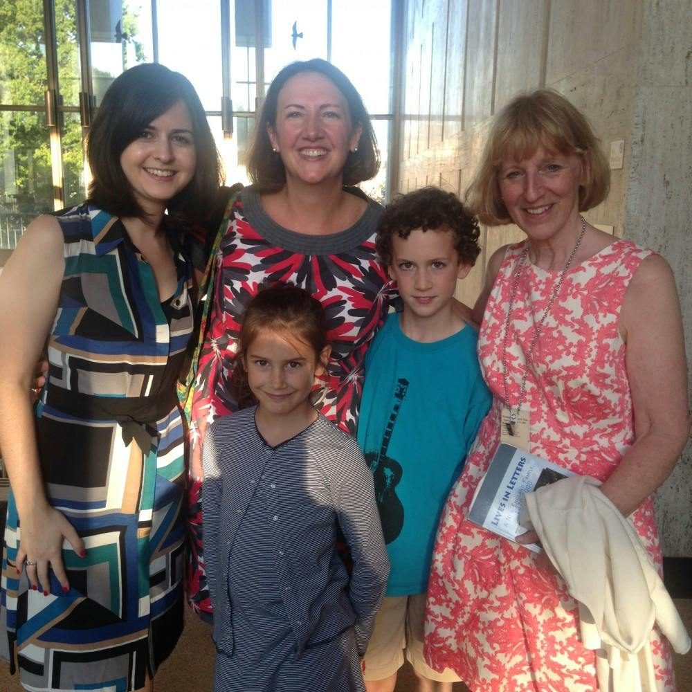 COURTESY OF NANCY MCCALL
Hopkins and the Great War also featured a speaker, Alice Kelly (left).