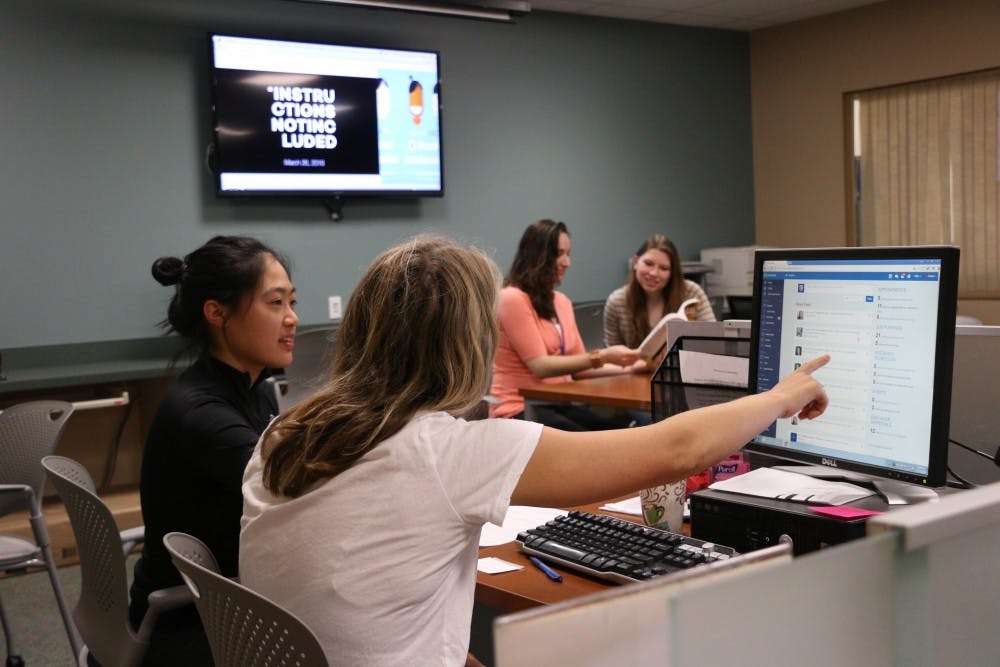 LEON SANTHAKUMAR/PHOTOGRAPHY EDITOR
Students will be able to network with employers and alumni through career academies which new director Anne Garner will help implement.