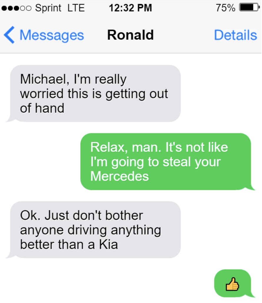 FILE PHOTO
A text message exchange between Bloomberg and an administrator was shared with The News-Letter.