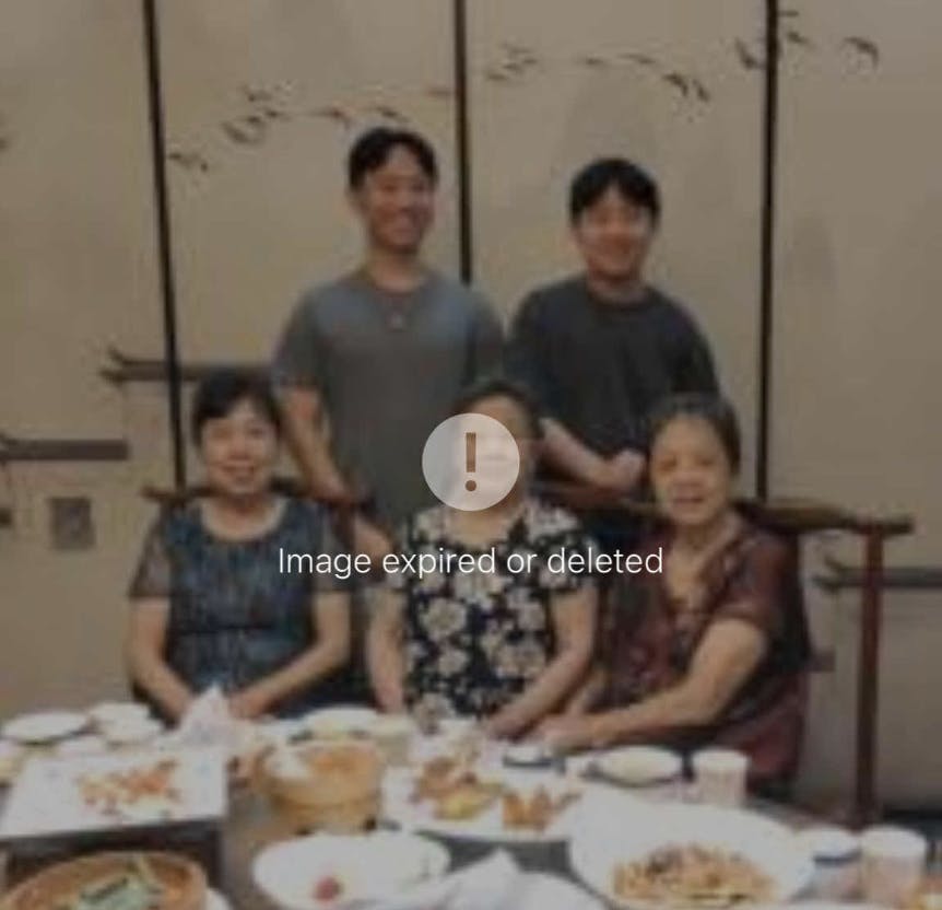 COURTESY OF STEVE WANG
Wang's thoughts on culture and language, prompted by a family dinner; the only image of which he could find was, poetically, expired on WeChat.