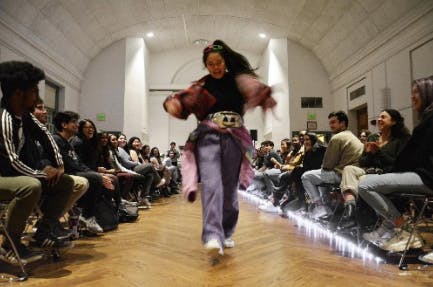 COURTESY OF MANSHA KAPUR
The Sustainable Fashion Show featured many diverse eco-friendly outfits. 