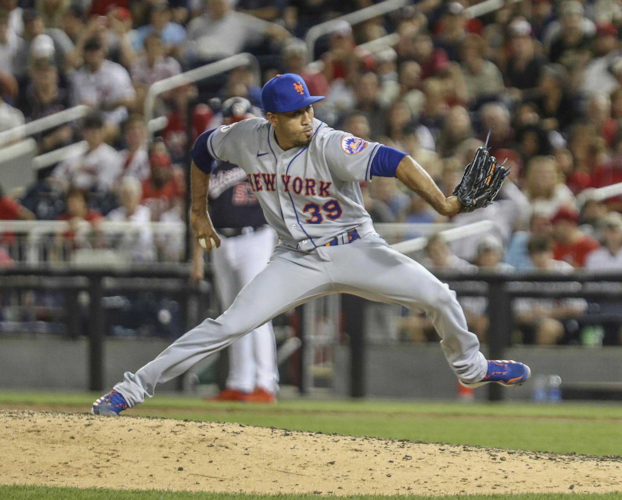 ALL-PRO REELS / CC BY-SA 2.0
Closer Edwin Diaz and the New York Mets will look to hold to the final National League Wild Card spot with one week left to play in the 2024 MLB season.&nbsp;