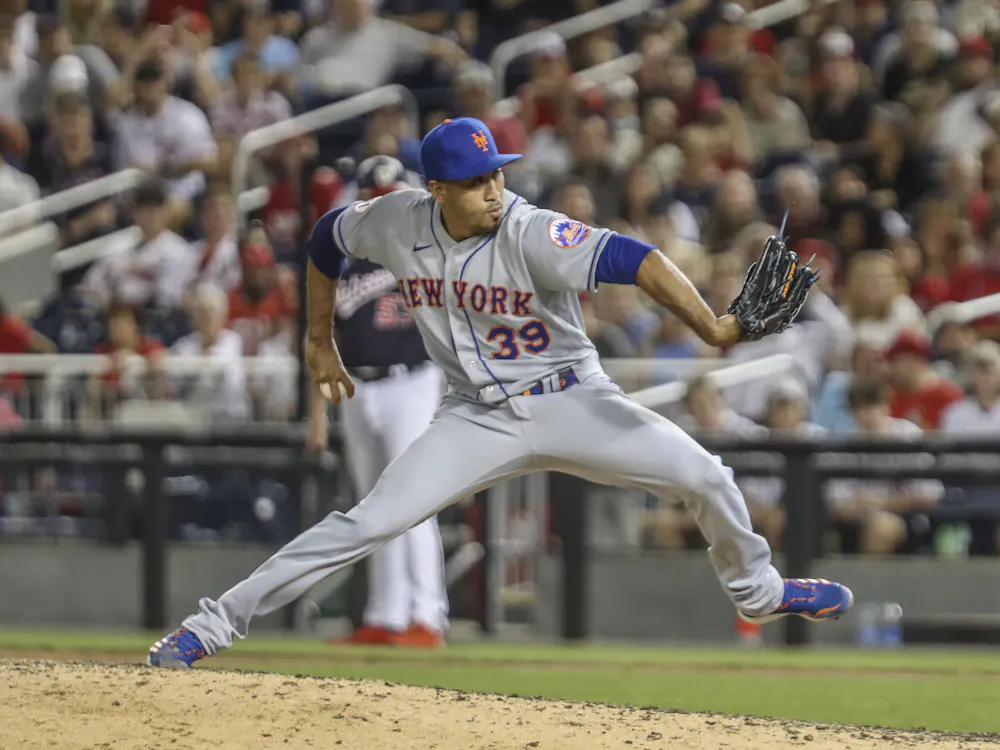 ALL-PRO REELS / CC BY-SA 2.0
Closer Edwin Diaz and the New York Mets will look to hold to the final National League Wild Card spot with one week left to play in the 2024 MLB season. 
