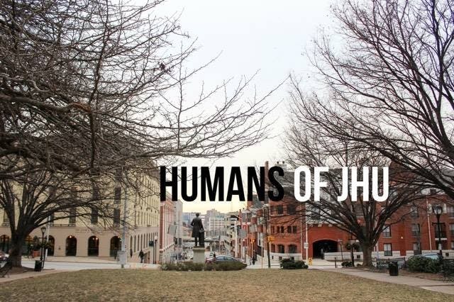 COURTESY OF HUMANS OF JHU
The new student group, Humans of JHU, is building campus community through their online presence.    