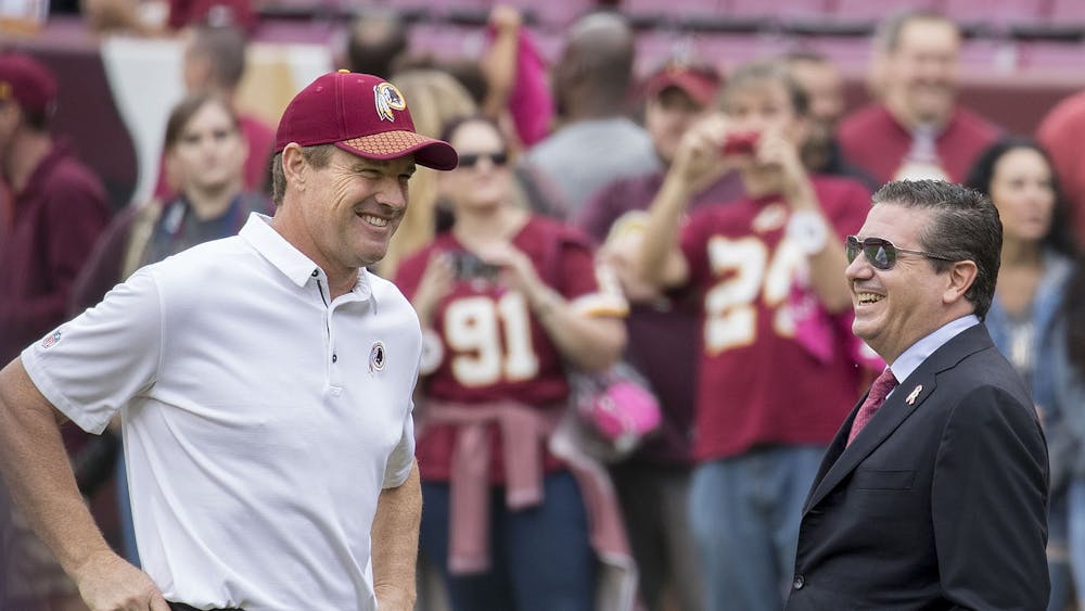 WIKIMEDIA COMMONS / CC BY-SA 2.0
Dan Snyder, the owner of the Washington Commanders, continues his track record of being one of the most controversial figures in the NFL today.