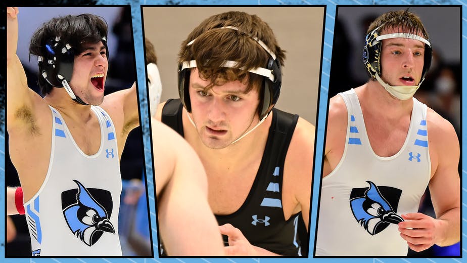 COURTESY OF HOPKINSSPORTS.COM
Former Hopkins wrestling team members returned to campus to attend Bradlee’s Brawl.&nbsp;
