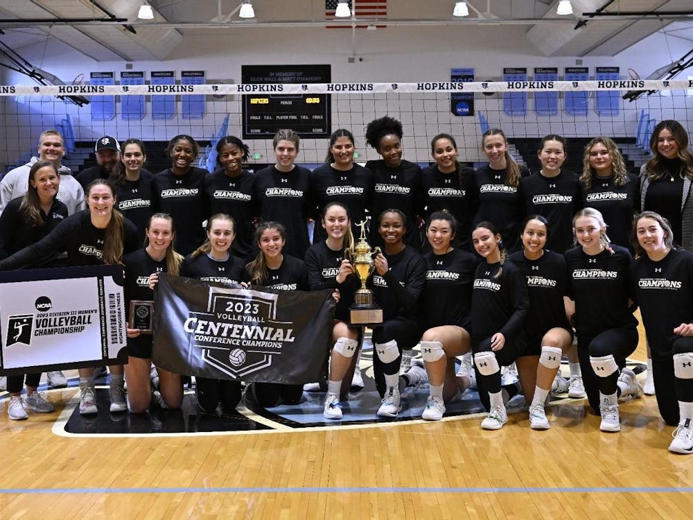 COURTESY OF HOPKINSSPORTS.COM
Women's volleyball won their seventh straight Centennial Conference Championship on Sunday.