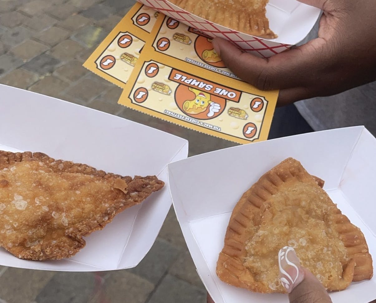 COURTESY OF GRETA MARAS
The Baltimore Mac and Cheese Festival, which features buffalo chicken empanadas, is one of the many exciting events students can anticipate in Baltimore this summer.