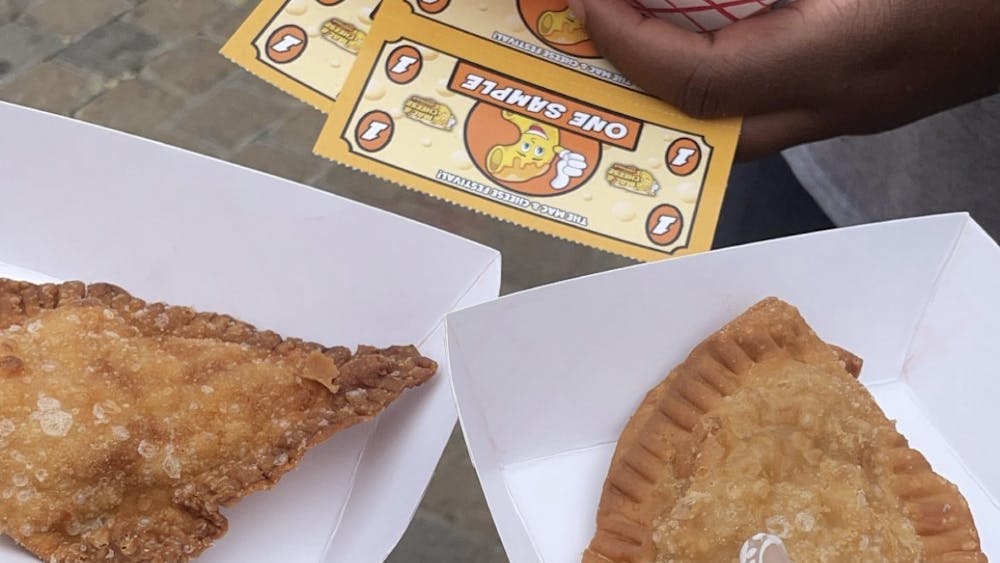 COURTESY OF GRETA MARAS
The Baltimore Mac and Cheese Festival, which features buffalo chicken empanadas, is one of the many exciting events students can anticipate in Baltimore this summer.