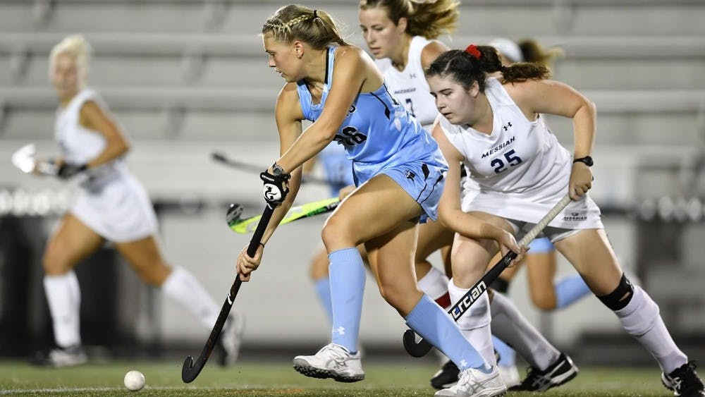&nbsp;HOPKINSSPORTS.COM
The team’s eight goals are the most they’ve scored in a game since 2016.