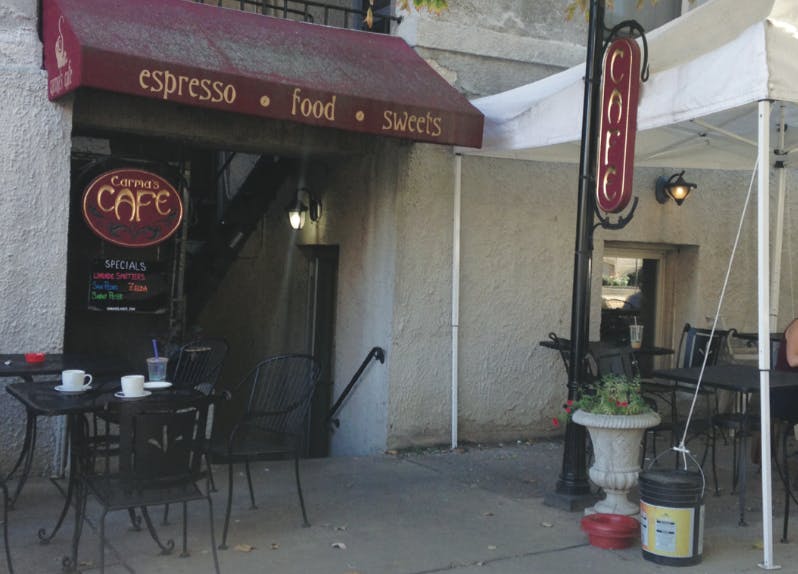 COURTESY OF SHERRY KIM
Carma’s Cafe is a favorite mainstay of the Charles Village dining scene.