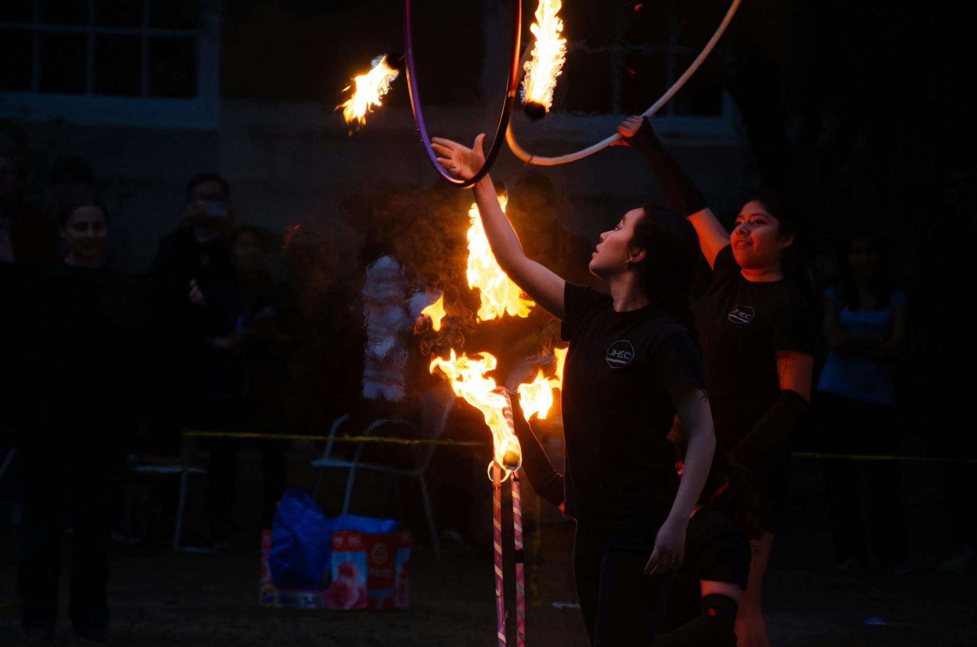 The Johns Hopkins Entertainers Club performed on Keyser Quad with GAME ON, a video game–inspired show that brought fan-favorite characters to life.