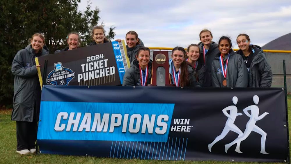 COURTESY OF HOPKINSPORTS.COM
Our athletes had a remarkable weekend, as our women’s cross country won their 16th consecutive NCAA Division III Mid-Atlantic Regional Championship.