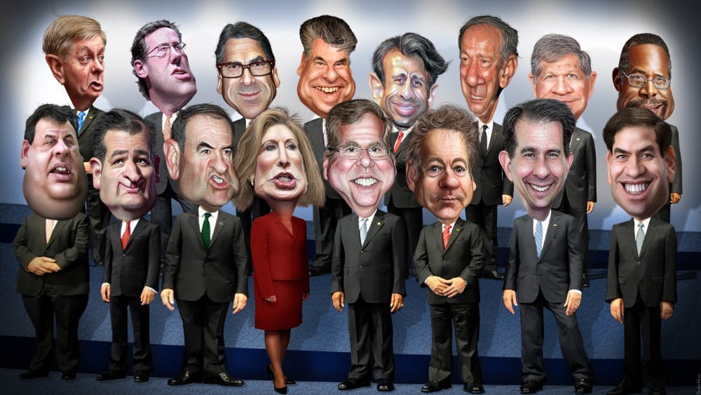 DONKEYHOTEY/CC BY-SA 2.0

The current pool of Republican presidential candidates stack up to varying degrees against Libertarian Party policy.