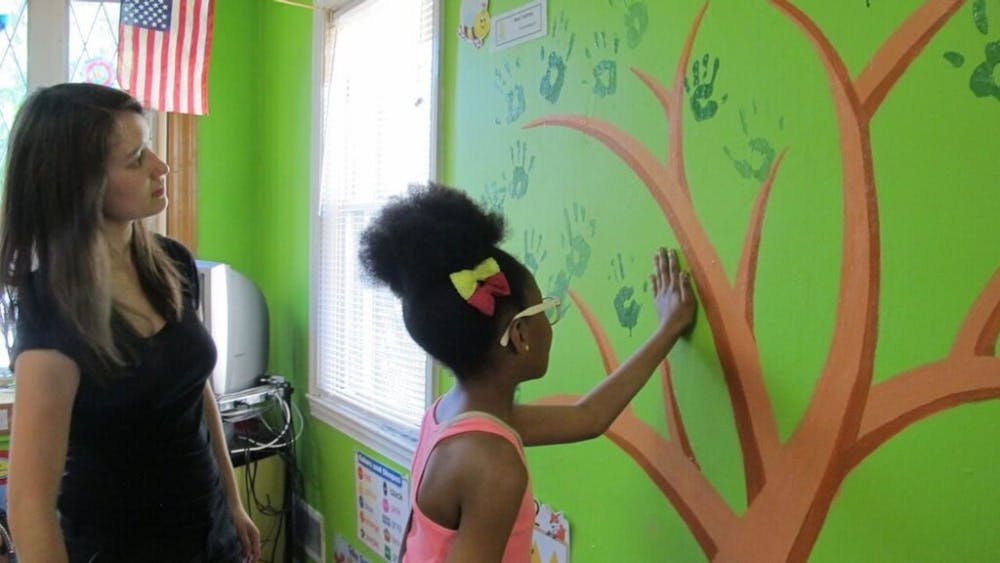  Courtesy of Farrah Lin
Circle K volunteers collaborated with Joshua’s Place to design and personalize a tree mural.
