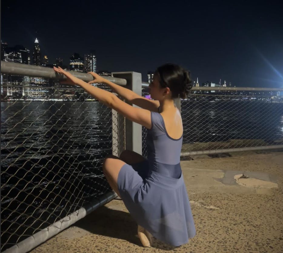 COURTESY OF ANNE LI
Li reflects on her relationship with stretching.