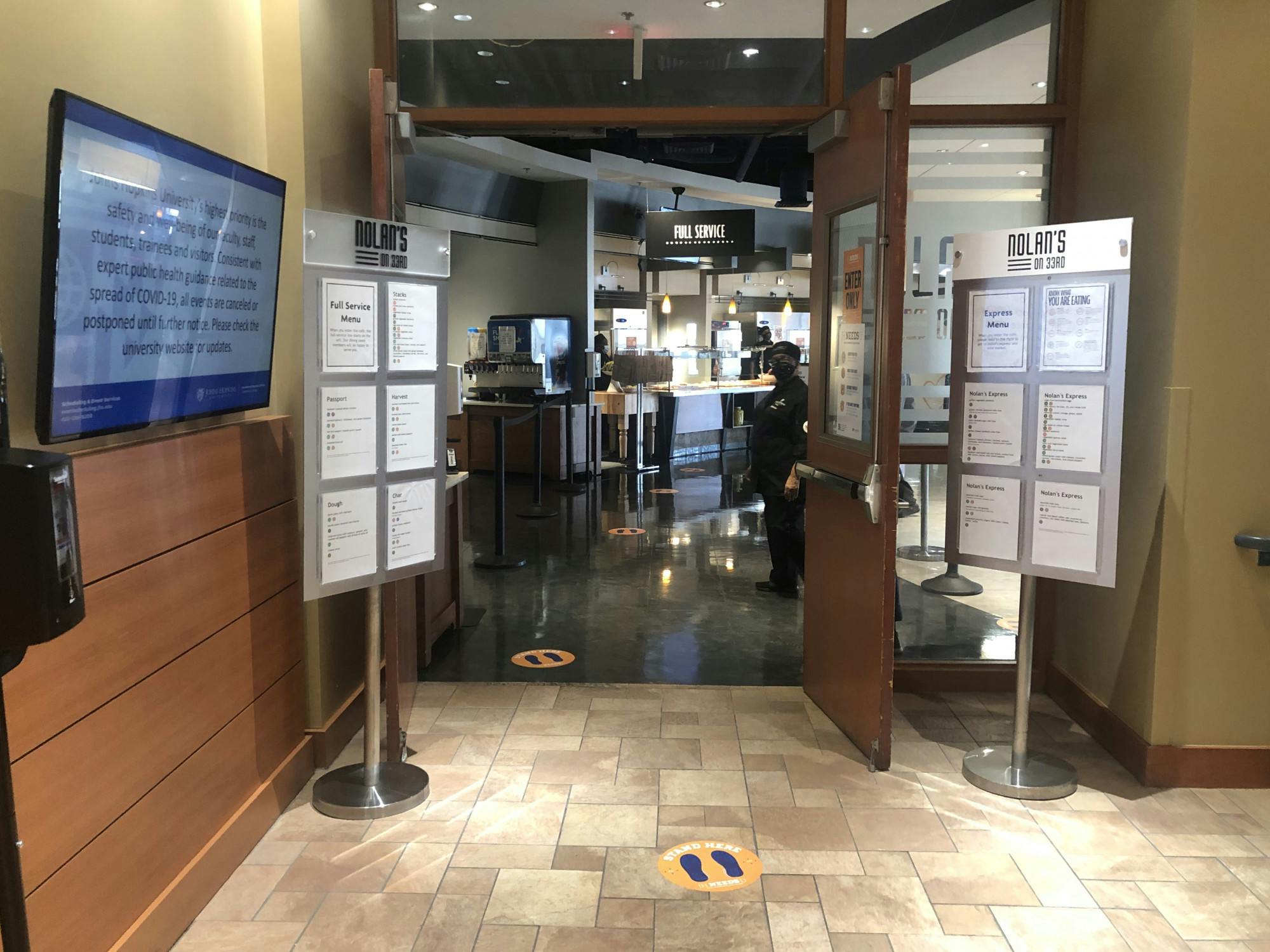 COURTESY OF CHRIS H. PARK
Nolan’s is now open for all three meals to serve the few students living in University housing.