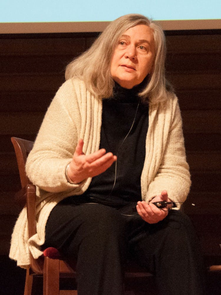Christian scott heinen bEll/CC0 1.0
Marilynne Robinson read from two of her novels in Hodson Hall.