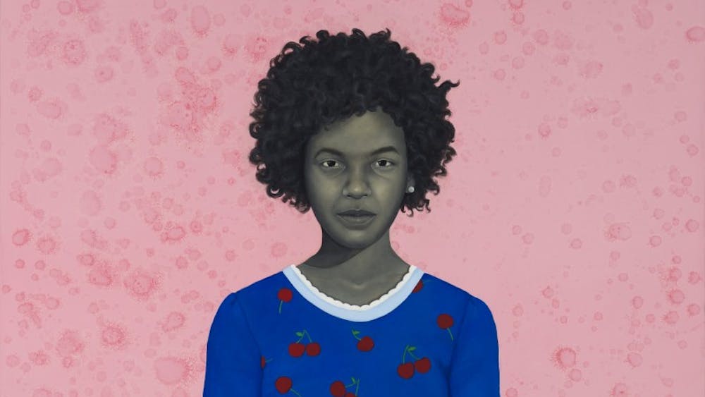 COURTESY OF THE ARTIST AND MONIQUE MELOCHE GALLERY
Amy Sherald, The light in her is easy to love. Oil on canvas, 2017.