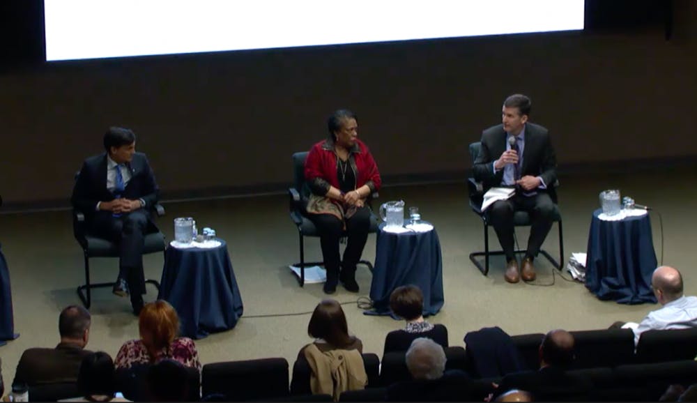 COURTESY OF JACOB TOOK

A forum to discuss the proposed police force was held at the Bloomberg School of Public Health.