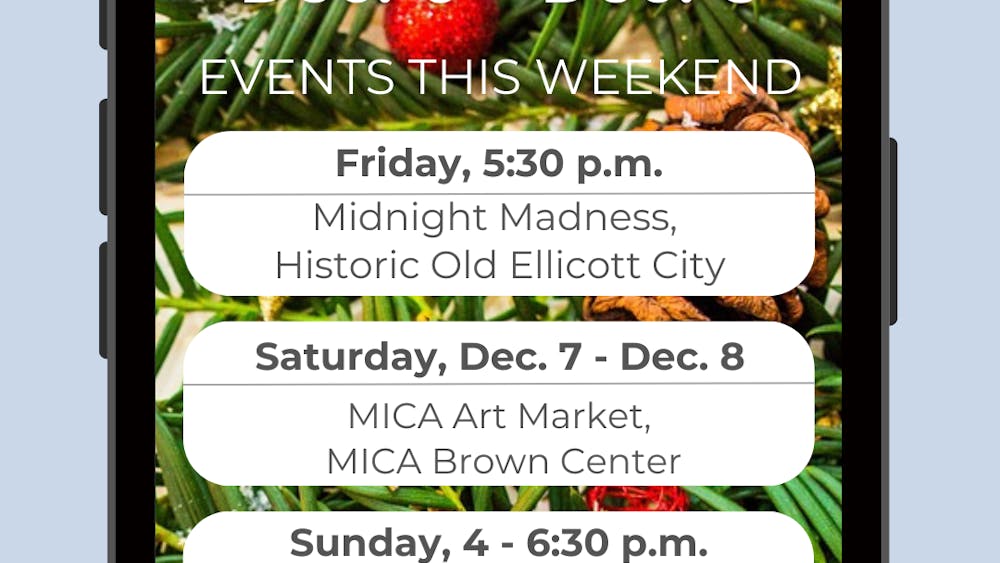 JIYUN GUO / DESIGN & LAYOUT EDITOR
Check out the MICA Art Market this Saturday to browse unique handmade goods! 