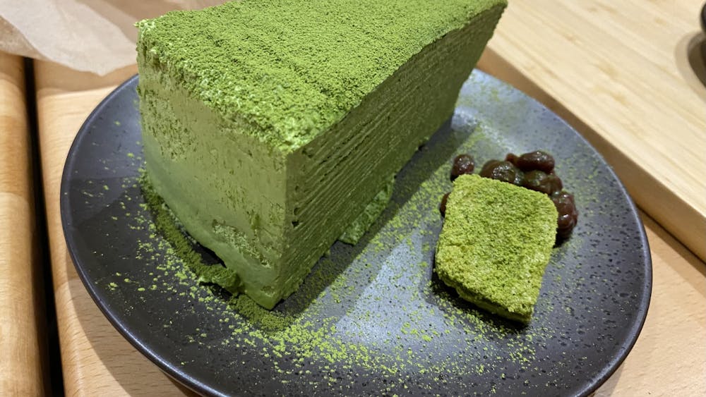 COURTESY OF MINGYUAN SONG 
Kyoto Matcha is great at adding matcha to any dessert you can think of, including cheesecake!