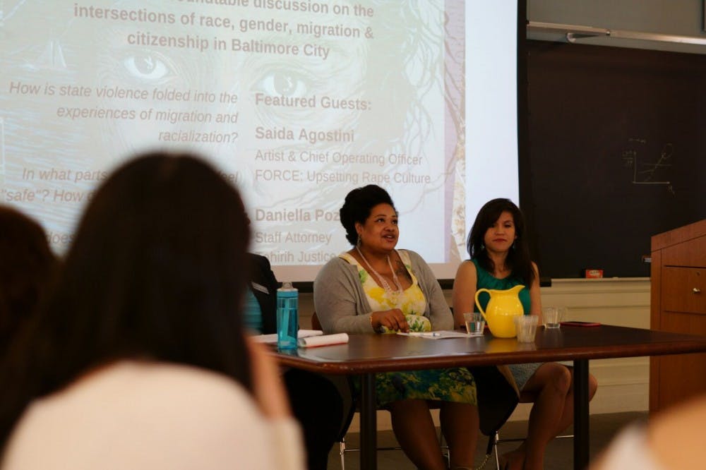 KUMAL MAITI/PhotoGRAPHY STAFF
Artist Saida Agostini feels the University acts in its own self-interest. 